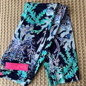 Lilly Pulitzer Kelly Skinny Ankle Pant in Deep Indigo Swish and Sway, Size 0